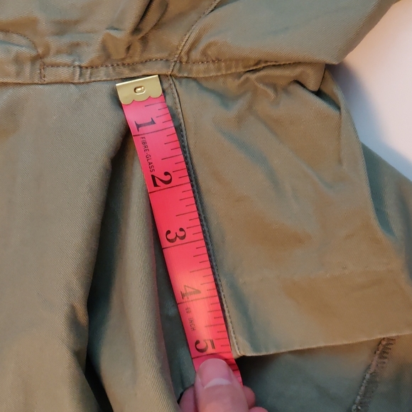 Banana Republic cotton shorts army green size 0 - Picture 6 of 6